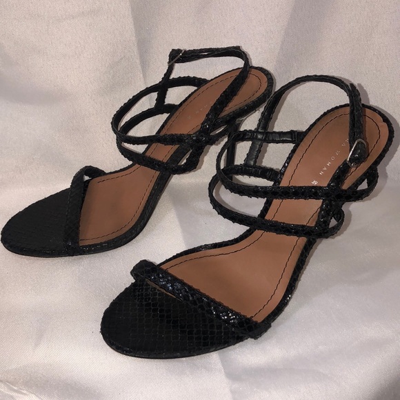 Zara Beautiful Black Sandals - Picture 3 of 7